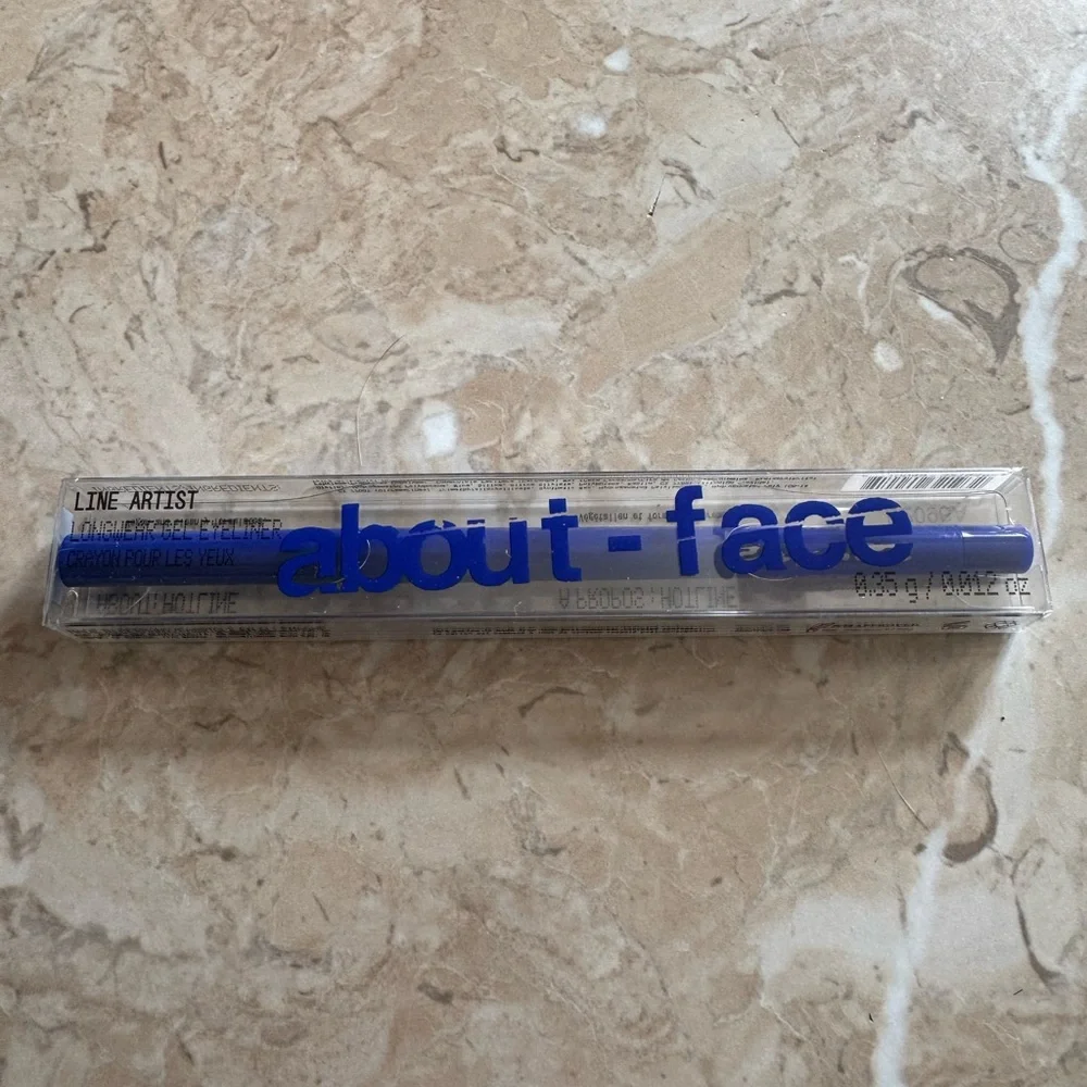 ABOUT-FACE LINE ARTIST GEL EYELINER MATTE LINER - SADGRL MATTE COBALT BLUE NIB